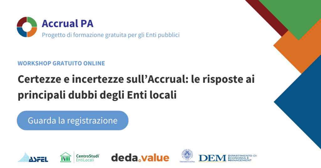 Certezze e incertezze sull’Accrual: le risposte ai principali dubbi degli Enti locali